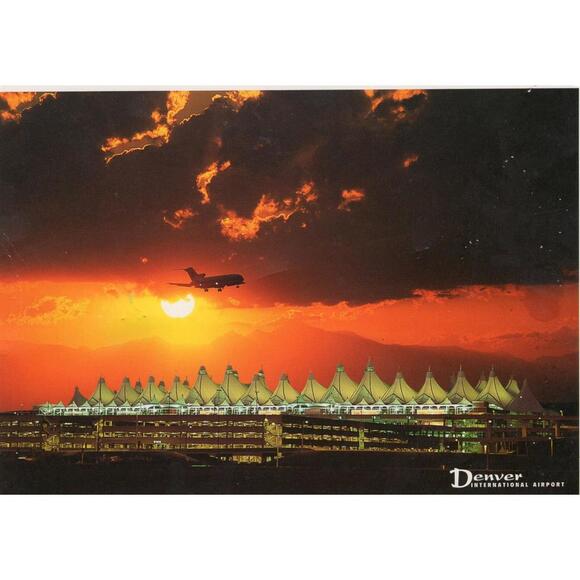 Other - Denver International Airport Unposted Postcard Colorado
